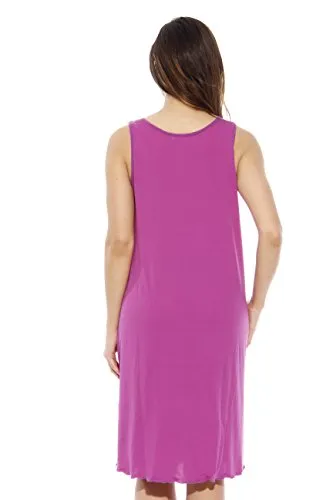 1541B-Purple-M Just Love Nightgown / Women Sleepwear / Sleep Dress,Bright Purple,Medium