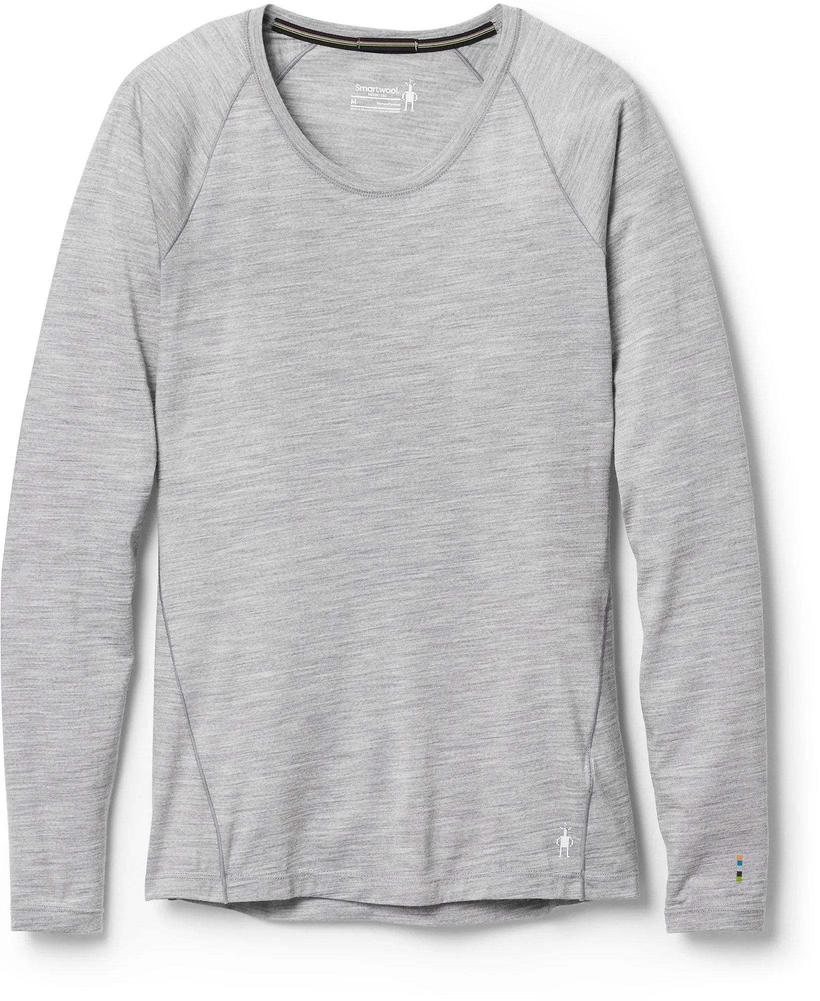 Classic all-season basic top in merino wool with long sleeves - women's Smartwool ,  grey