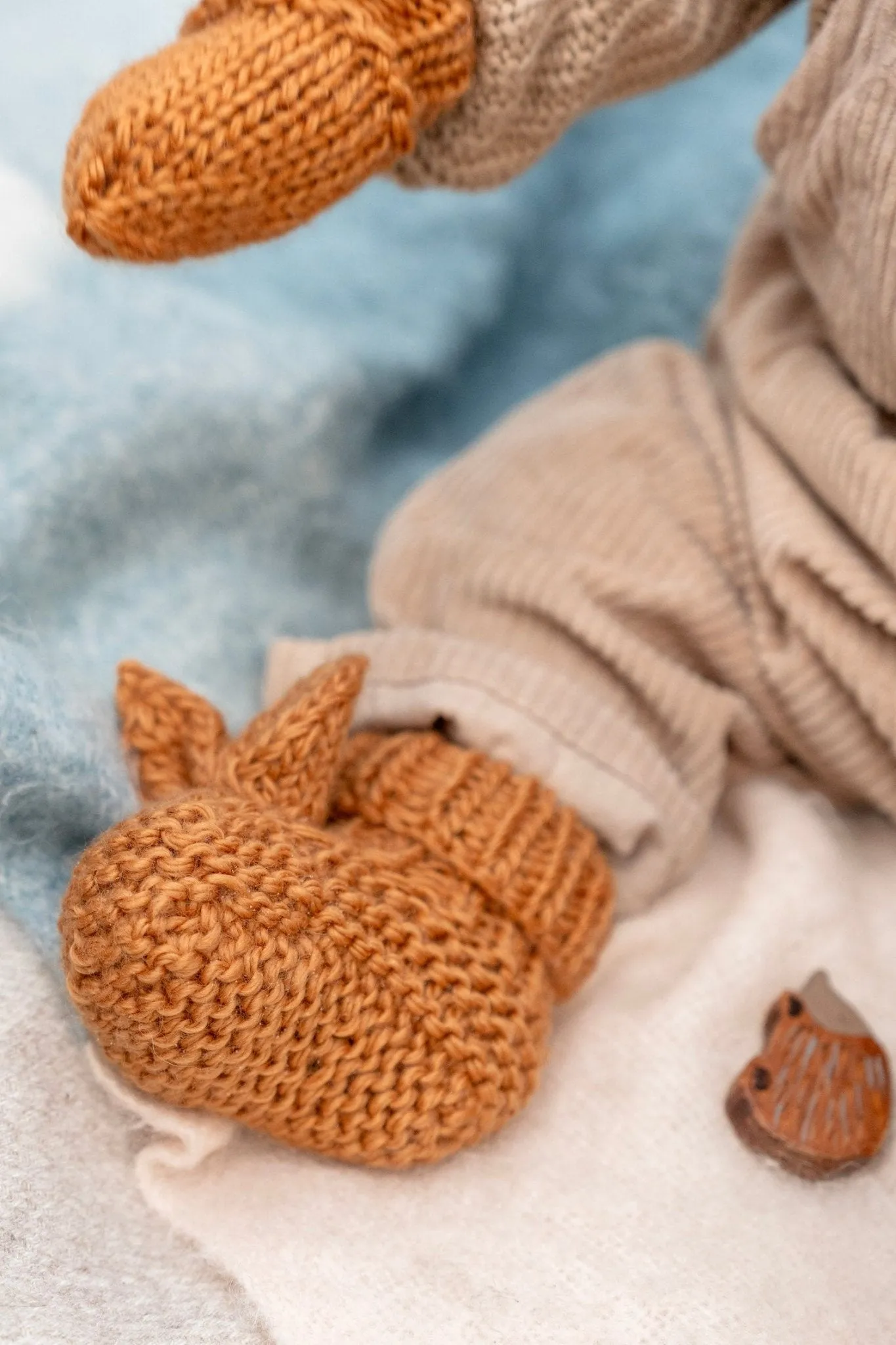 Cottontail Booties Caramel