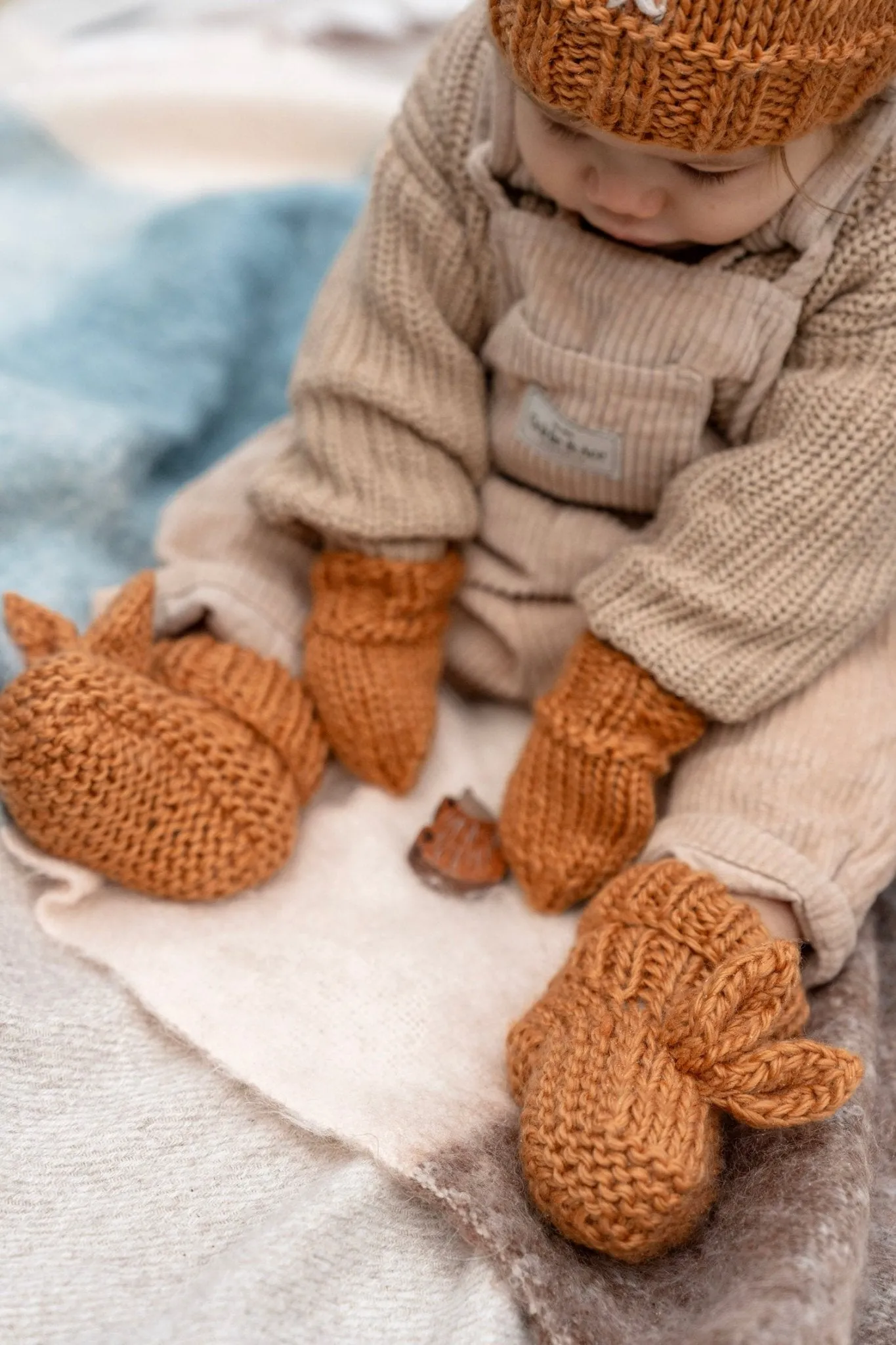 Cottontail Booties Caramel