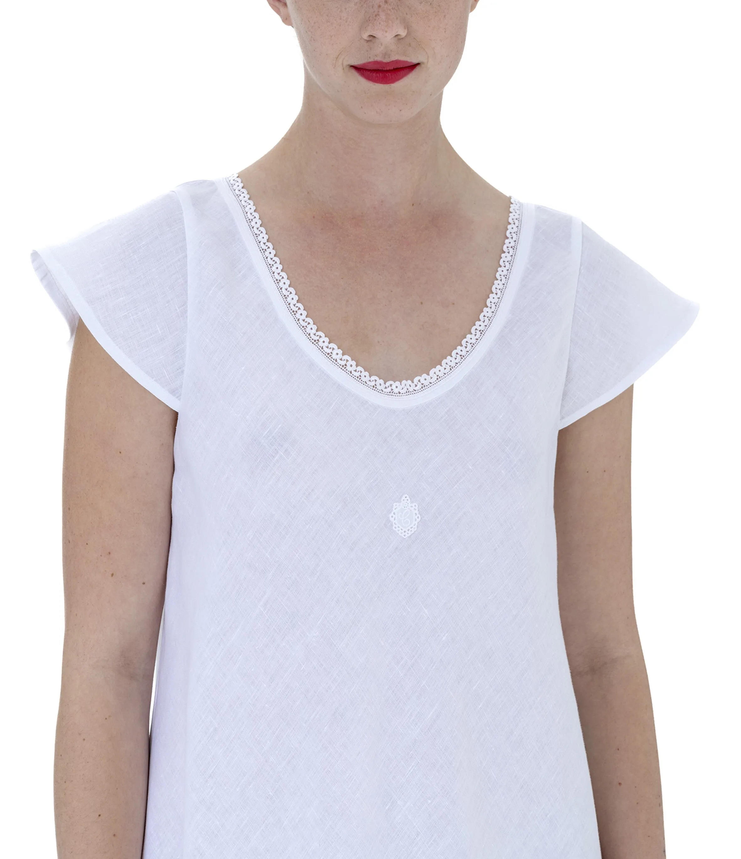 Eleni 2NH Linen Nightdress (In stock, 3 day delivery)