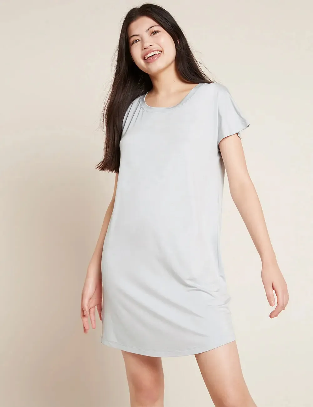 Goodnight Dove Grey Bamboo Nightdress