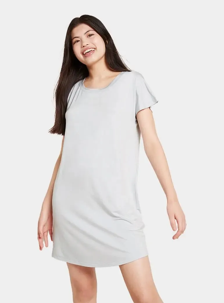 Goodnight Dove Grey Bamboo Nightdress