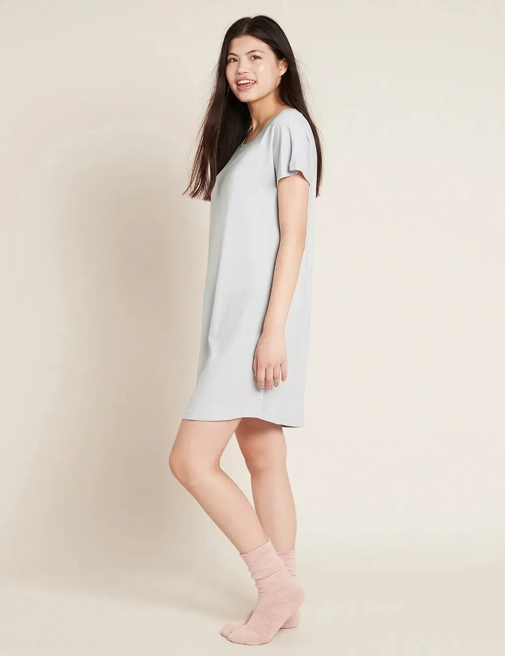 Goodnight Dove Grey Bamboo Nightdress