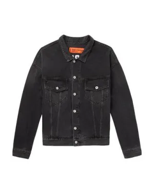 Heron Preston Man Denim outerwear Black M INT