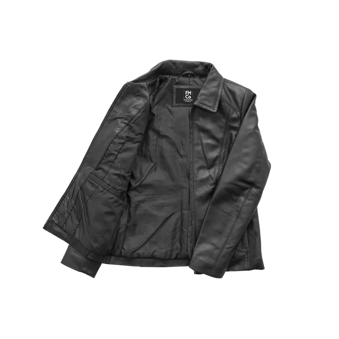 Imelda - A ladies lambskin leather jacket