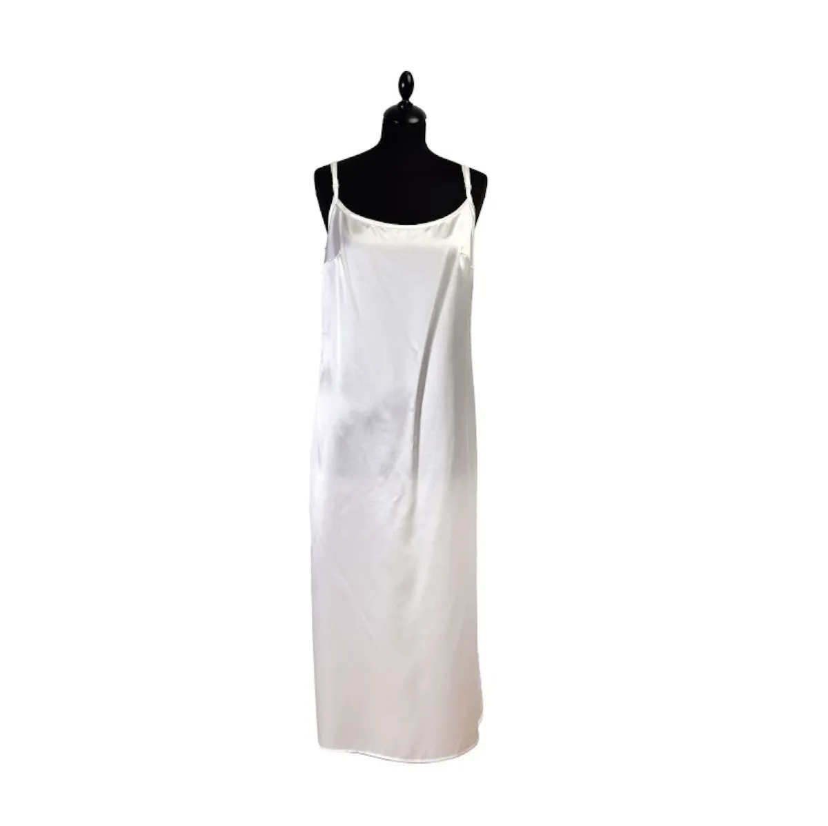 Ivory Pure Silk Long Luxury Nightdress