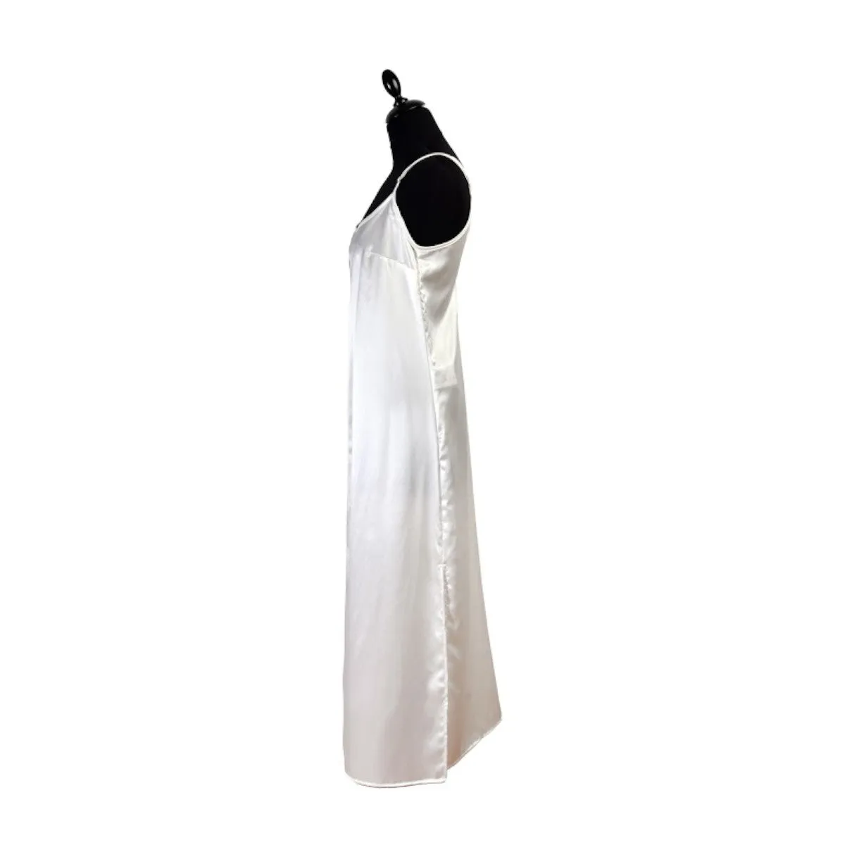 Ivory Pure Silk Long Luxury Nightdress