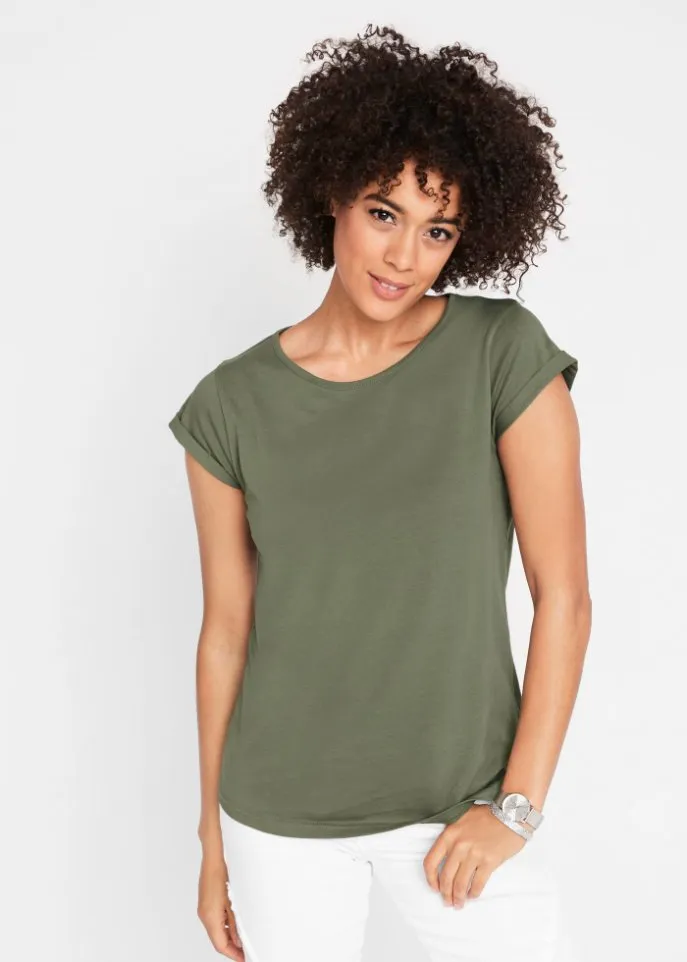 John Baner Jeanswear Short Sleeve Cotton Shirt, Green