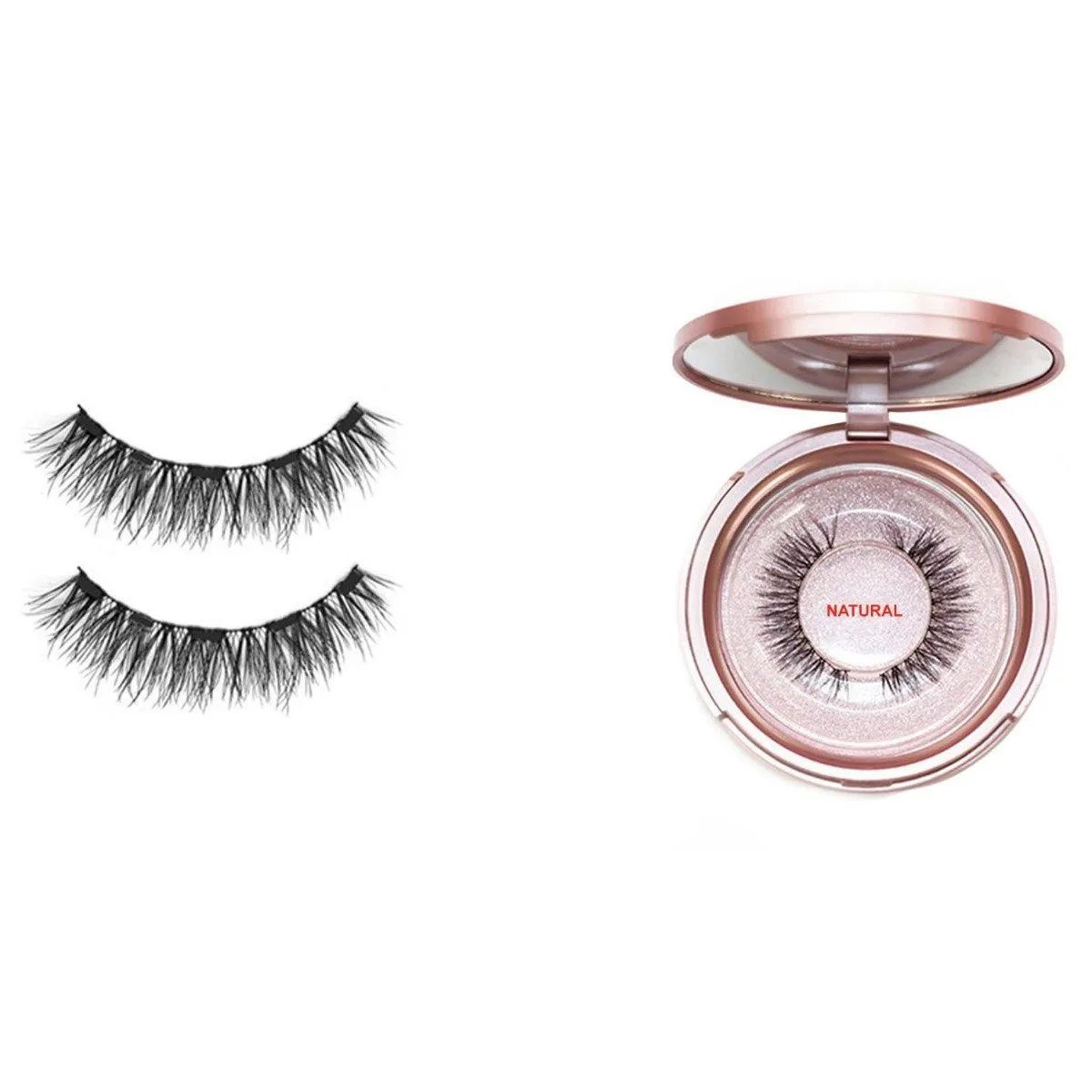 Magnetic Eyeliner with 3D Magnetic Eyelashes & Tweezers Kit