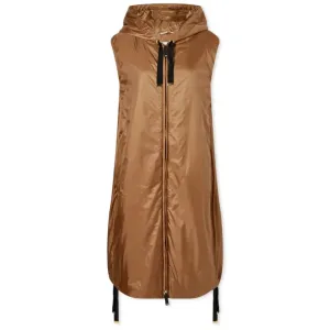 Max Mara Greengi Long vest, brown