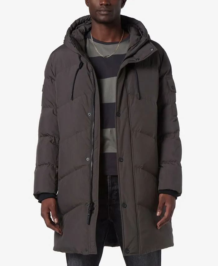 Men's Sullivan Down Puffer Stadium Parka Marc New York, gray