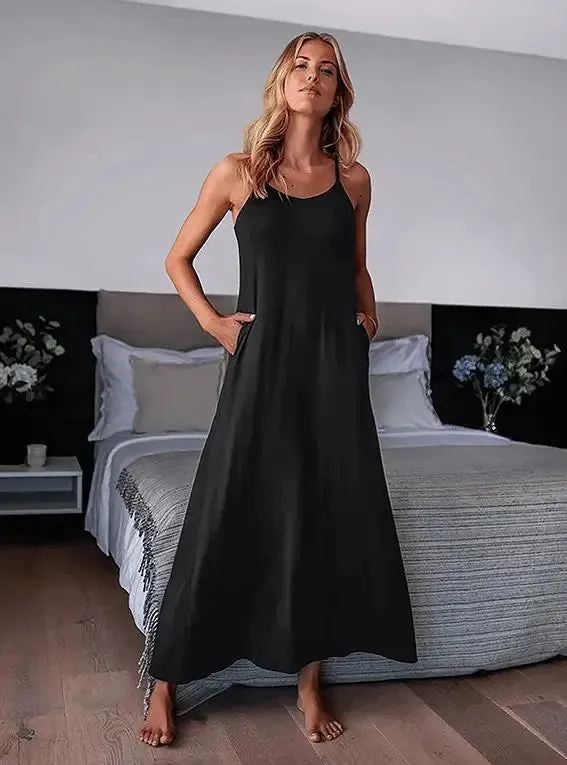 NATTWELL™ Long Slip Dress - Various Colours