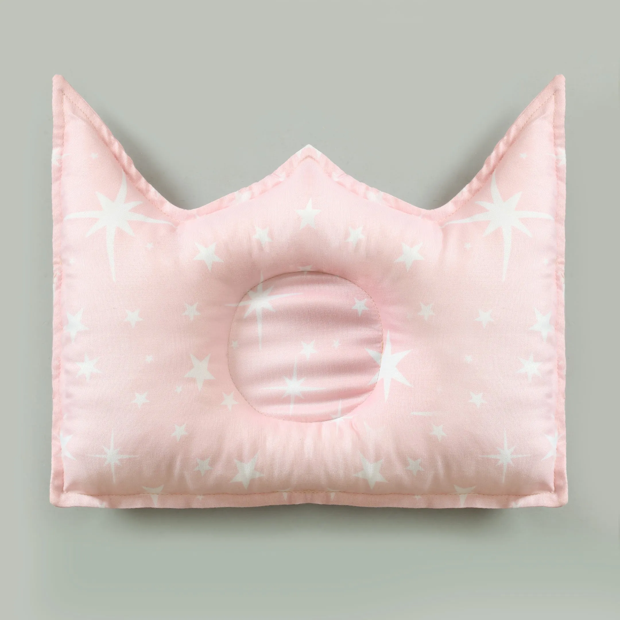 Pink Stars Head Shaping Cushion