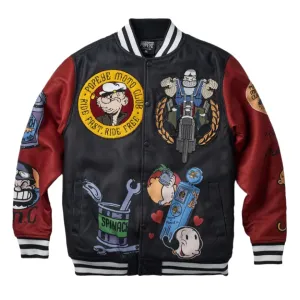 REASON x Popeye Wool Varsity Jacket