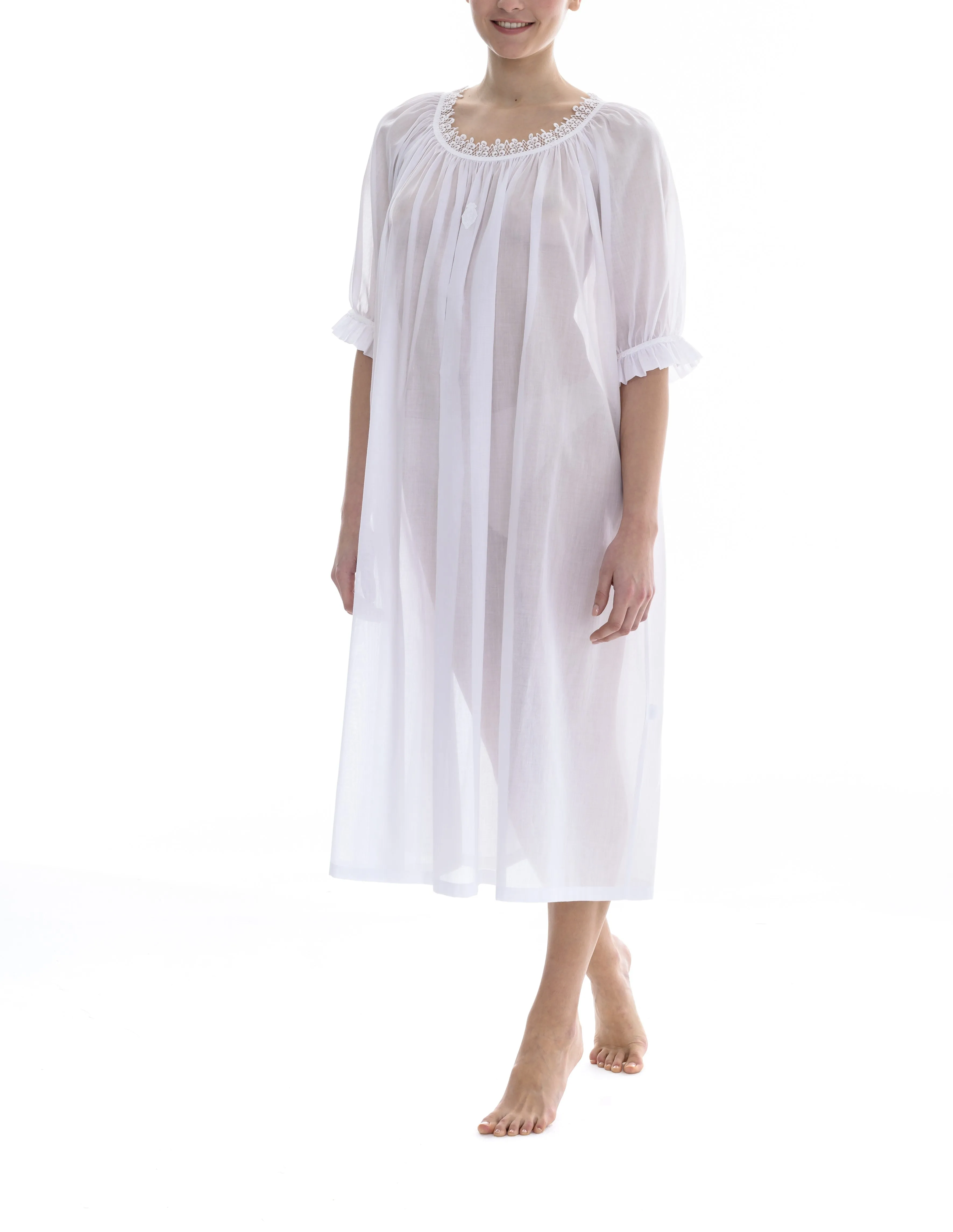 Sissi 4NH 3/4 Length Sleeve Nightdress (In stock, 3 day delivery)