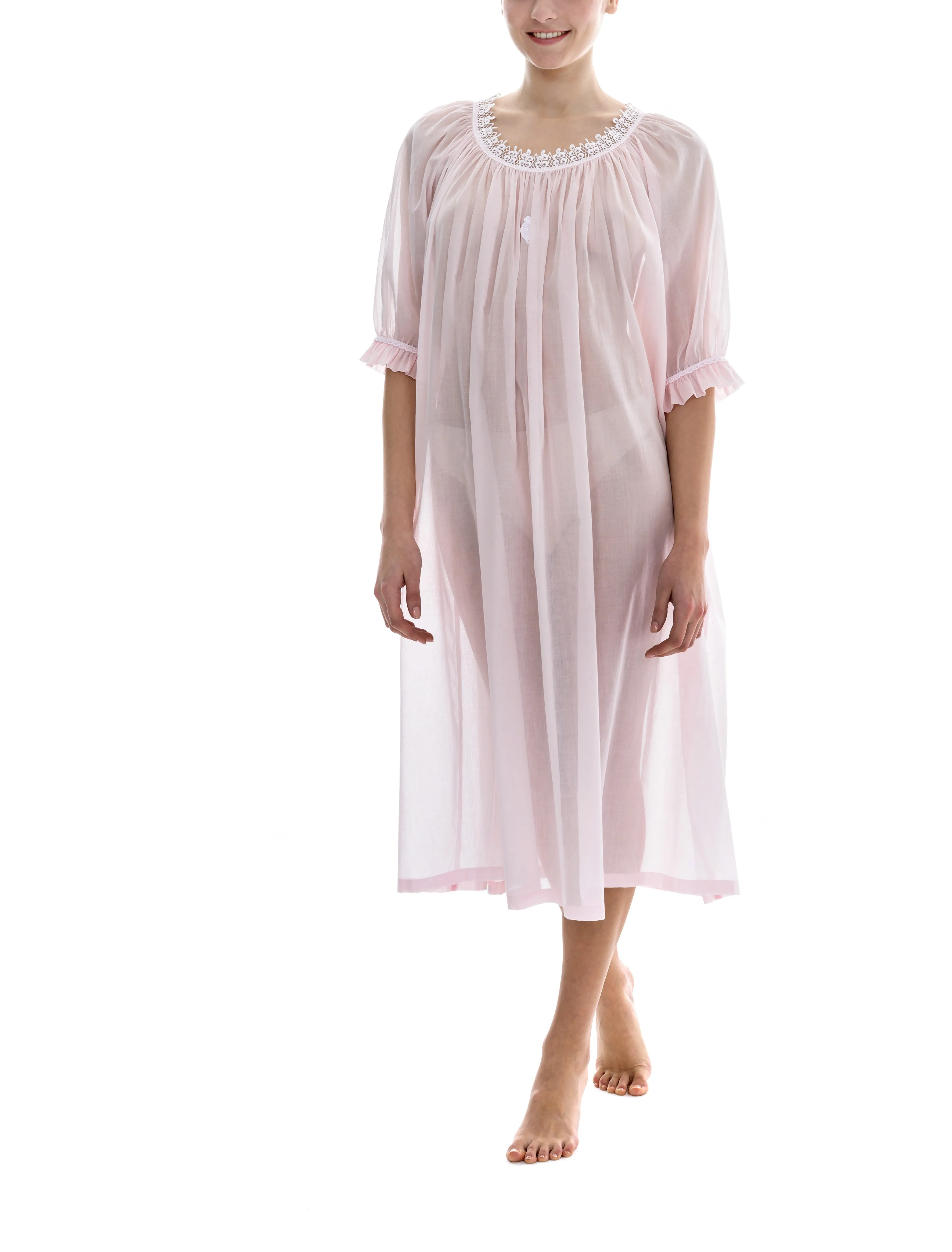 Sissi 4NH 3/4 Length Sleeve Nightdress (In stock, 3 day delivery)