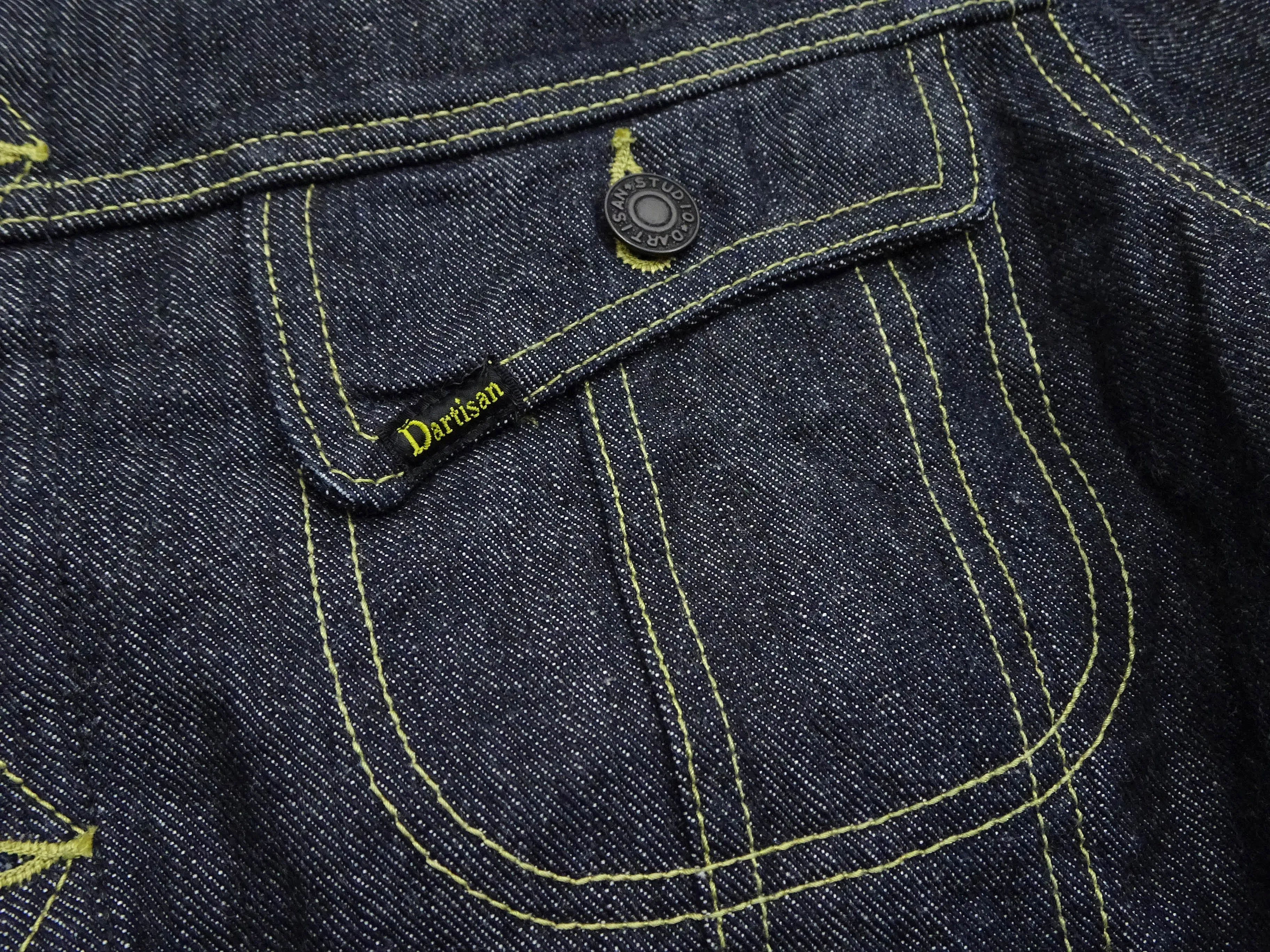 Studio D'artisan Denim Jacket 101-J Men's Reissue Lee Rider 101J Jean Jacket D4557 One-Wash Indigo Denim