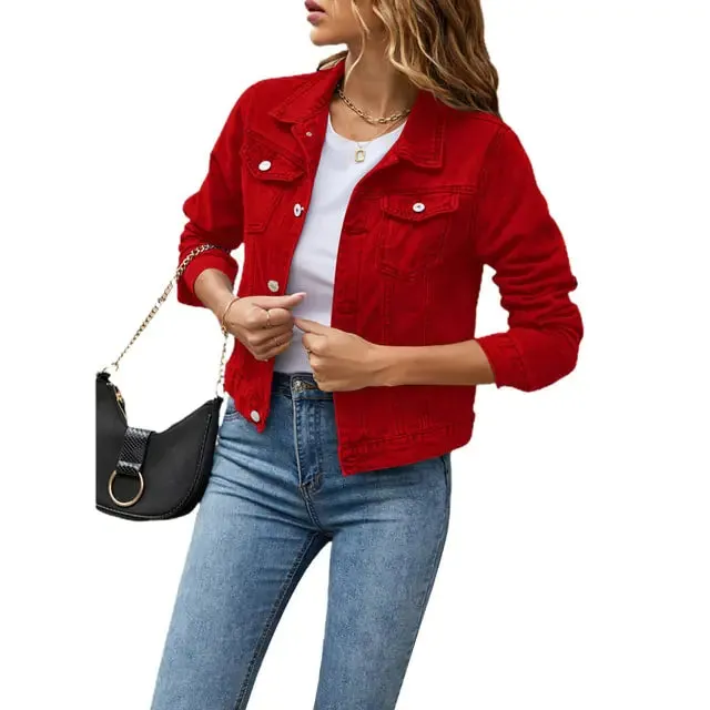 Stylish Women's Denim Jacket – Classic Look, Modern Fit