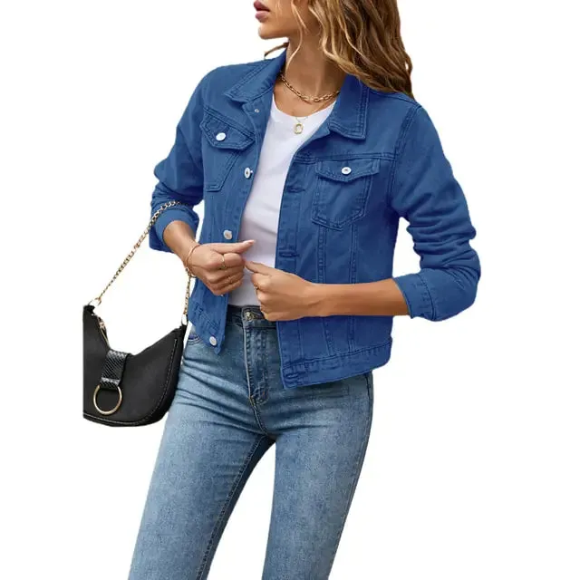 Stylish Women's Denim Jacket – Classic Look, Modern Fit