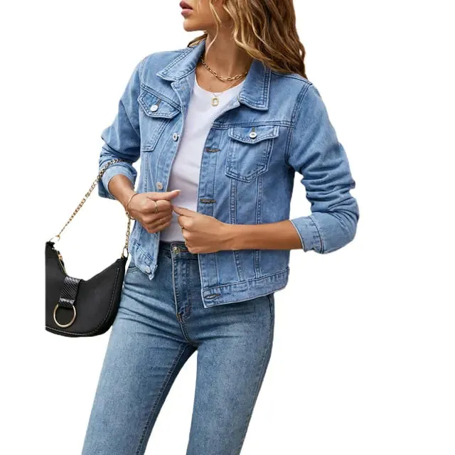 Stylish Women's Denim Jacket – Classic Look, Modern Fit