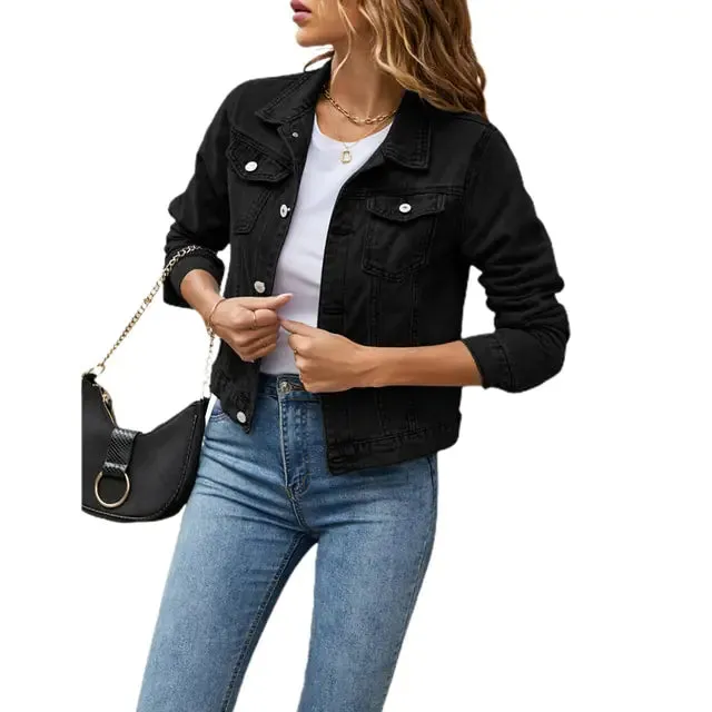 Stylish Women's Denim Jacket – Classic Look, Modern Fit