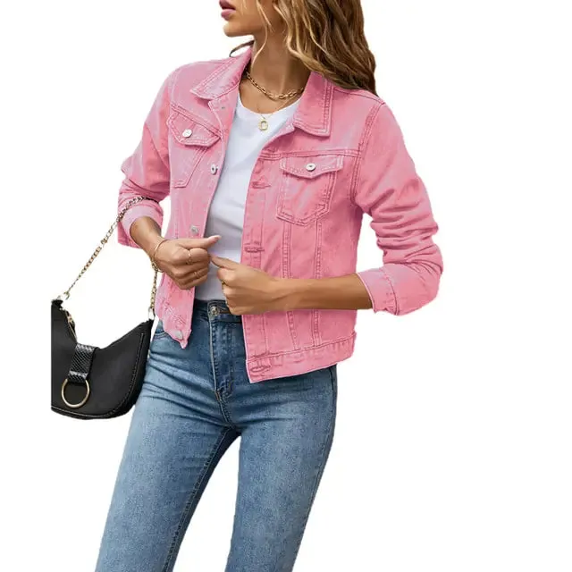 Stylish Women's Denim Jacket – Classic Look, Modern Fit