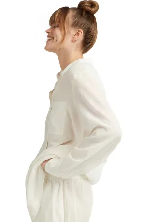 The Midi Shirt Organic Cotton White