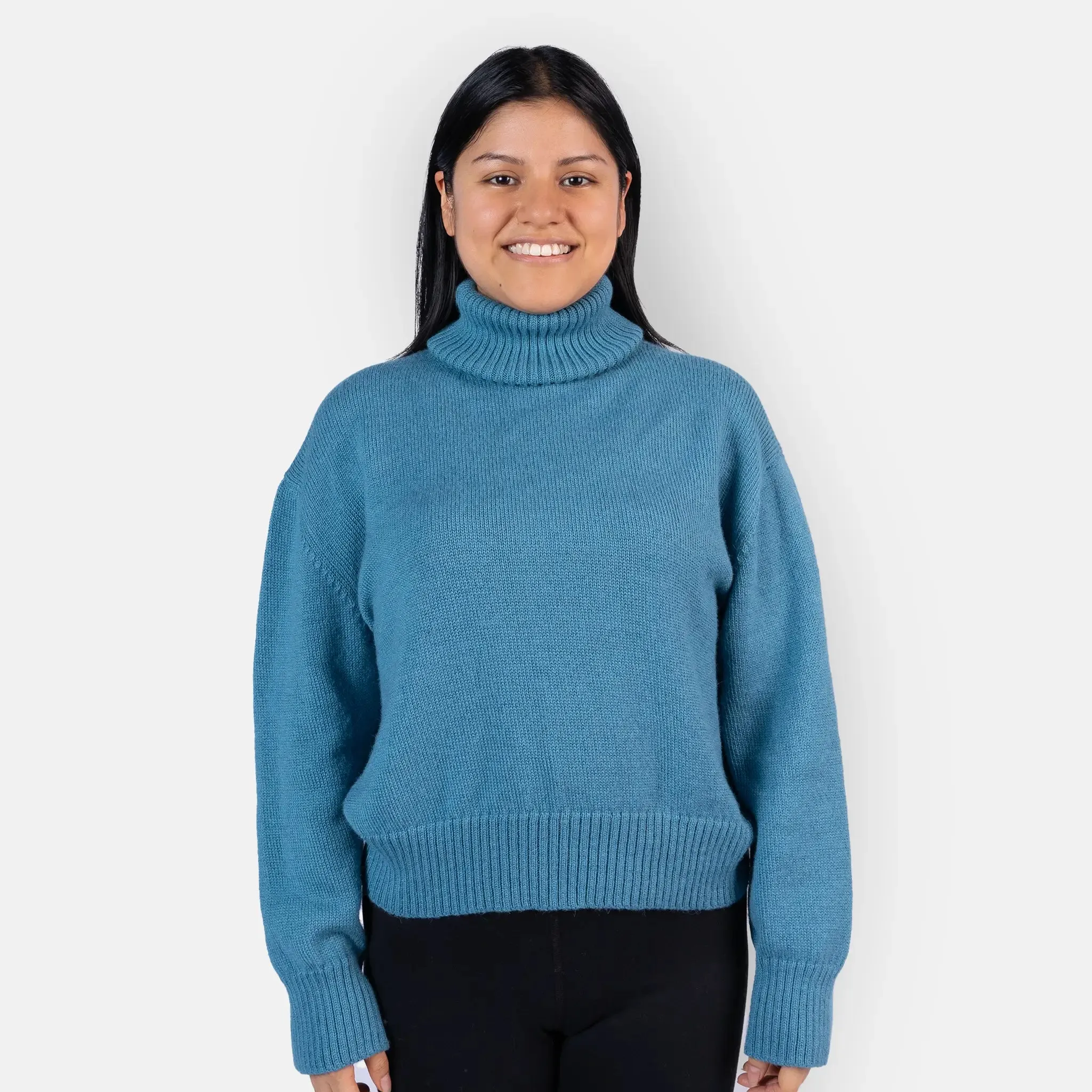 Women's Alpaca Wool Turtleneck Sweater