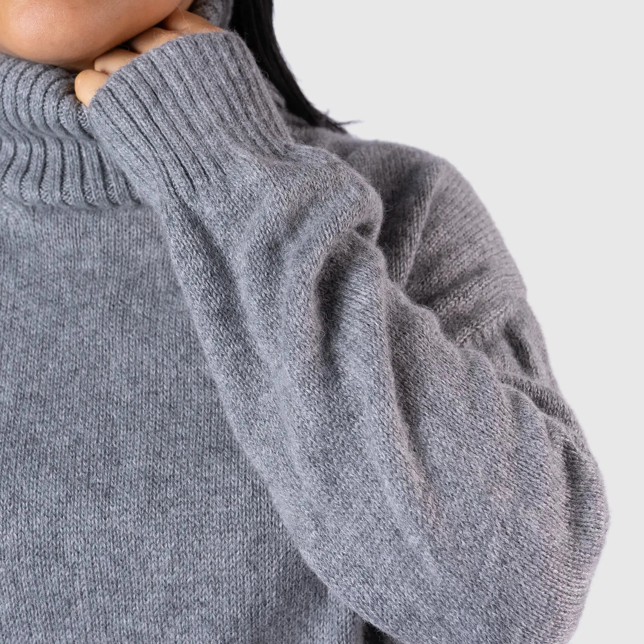 Women's Alpaca Wool Turtleneck Sweater