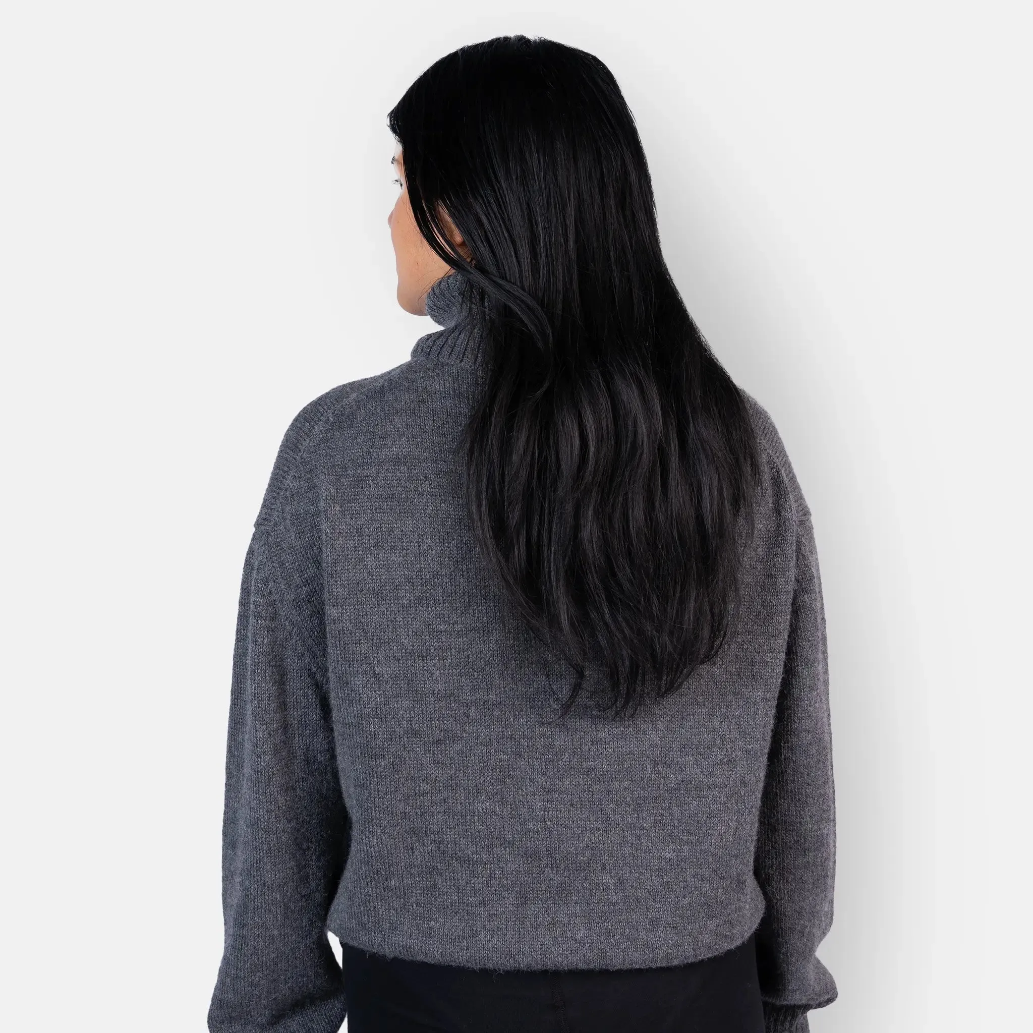 Women's Alpaca Wool Turtleneck Sweater