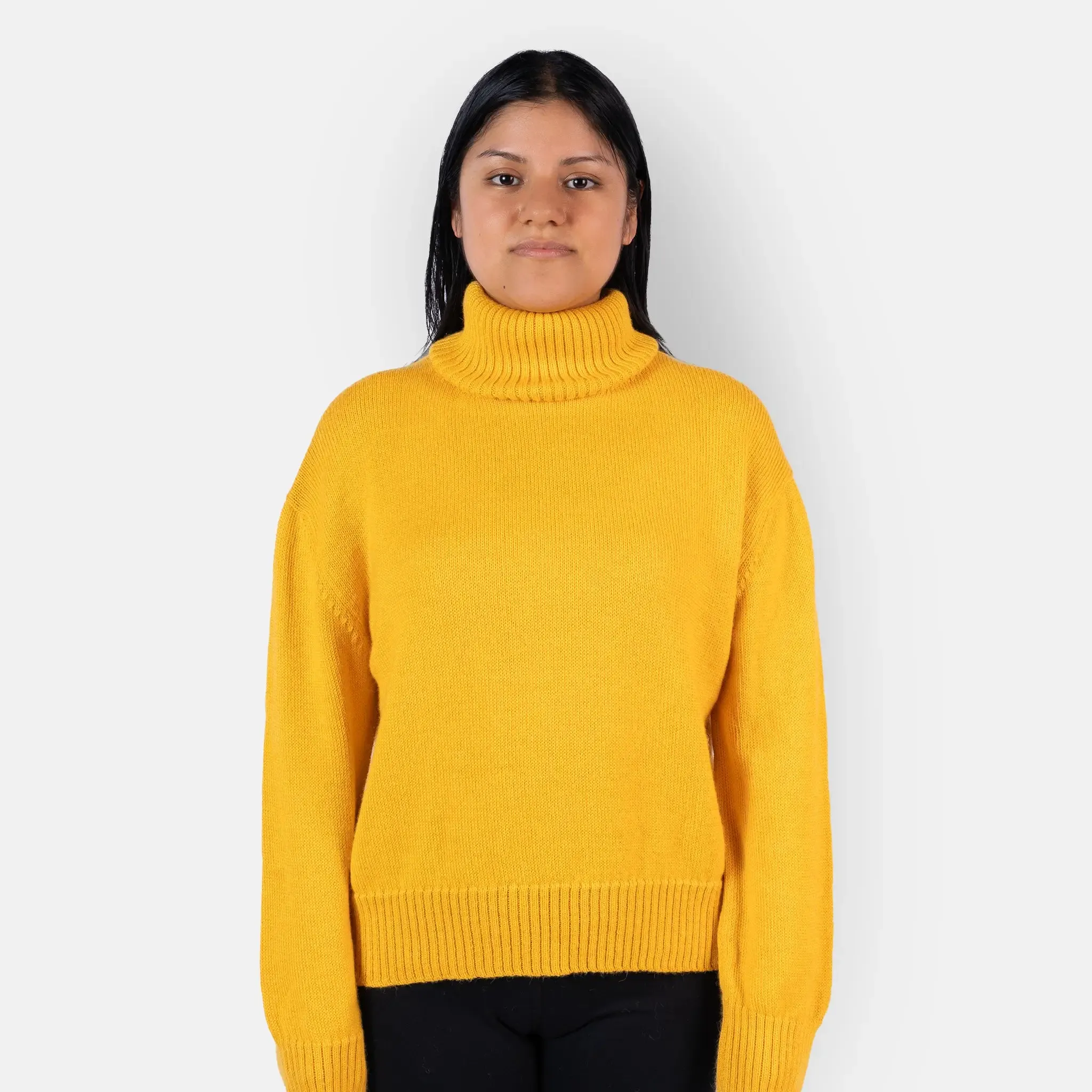 Women's Alpaca Wool Turtleneck Sweater