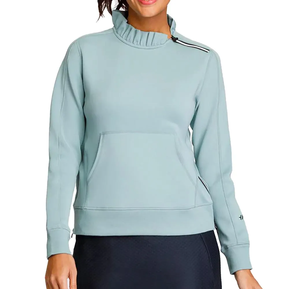 Women`s Condoleezza Long Sleeve Tennis Sweatshirt Navy Blue