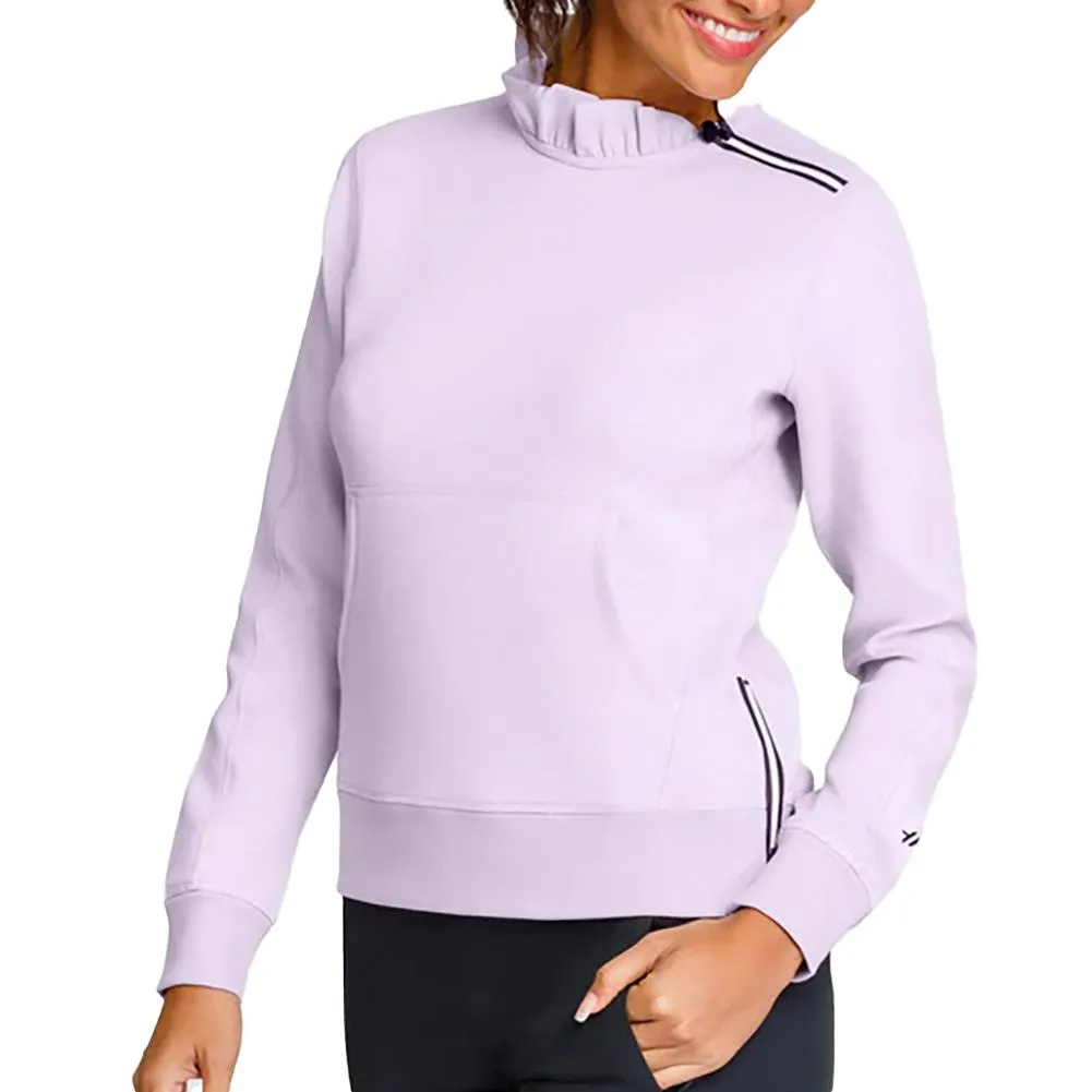 Women`s Condoleezza Long Sleeve Tennis Sweatshirt Navy Blue