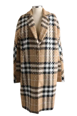 Wool Blend Dress Coat